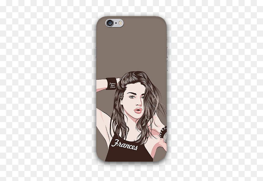 Vector Line Art Iphone 6s Mobile Back Case - Iphone, HD Png Download - iphone vector png