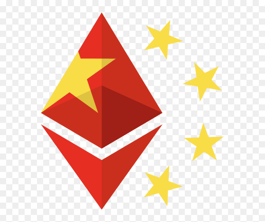 The Chinese Government Can"t Reach The Brakes On Ethereum - Chinese Flag Yellow Stars, HD Png Download - chinese flag png