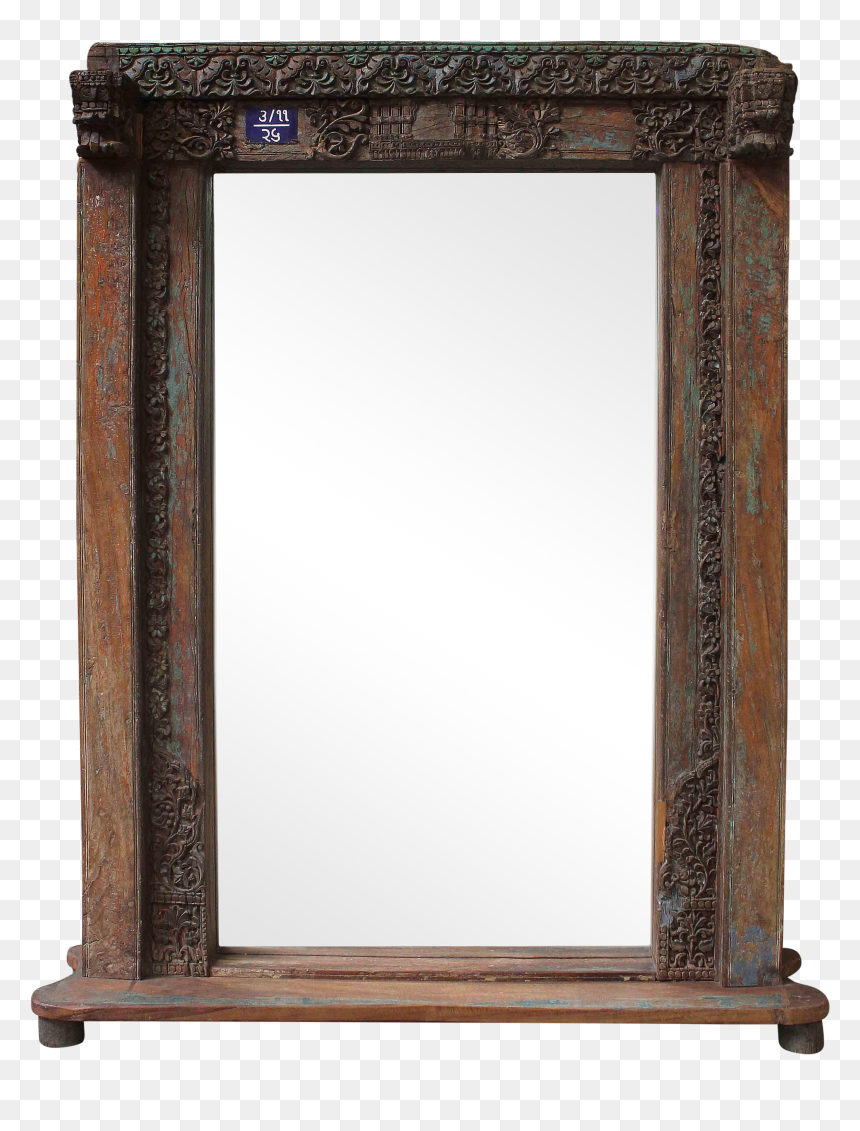 Vintage Mansion Mirror Chairish - Old Door Frame Png, Transparent Png - old picture frame png
