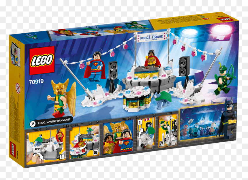 Lego Batman The Justice League™ Anniversary Party - Justice League X Lego, HD Png Download - batman lego png
