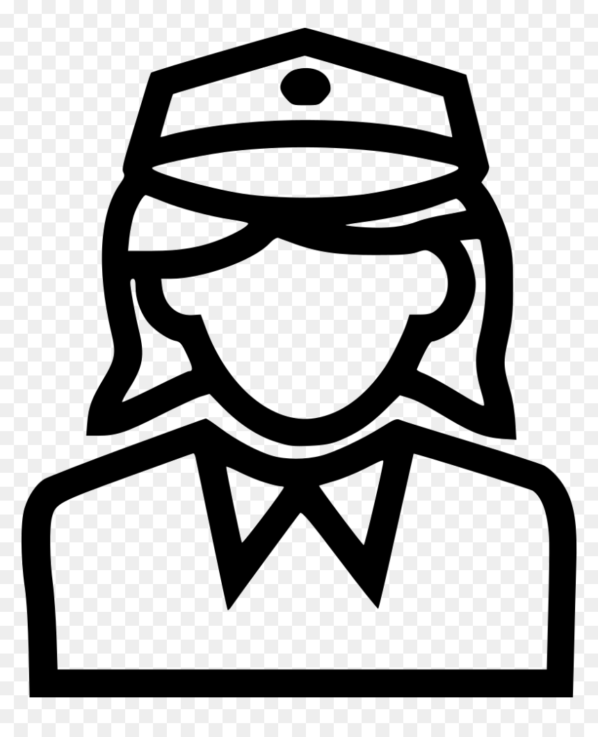 Police Woman - Police Icon Hd, HD Png Download - police line png