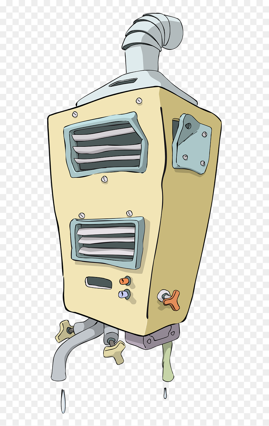 Hot Water Heater Clipart, HD Png Download - water cartoon png