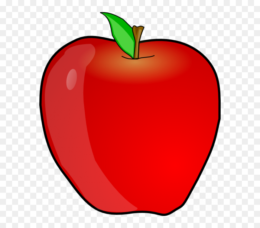 Apple Clip Art, HD Png Download - apple cartoon png