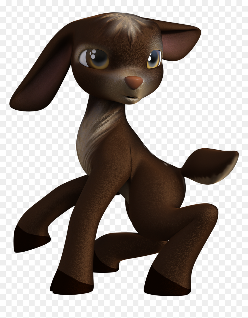 Cartoon, HD Png Download - baby deer png