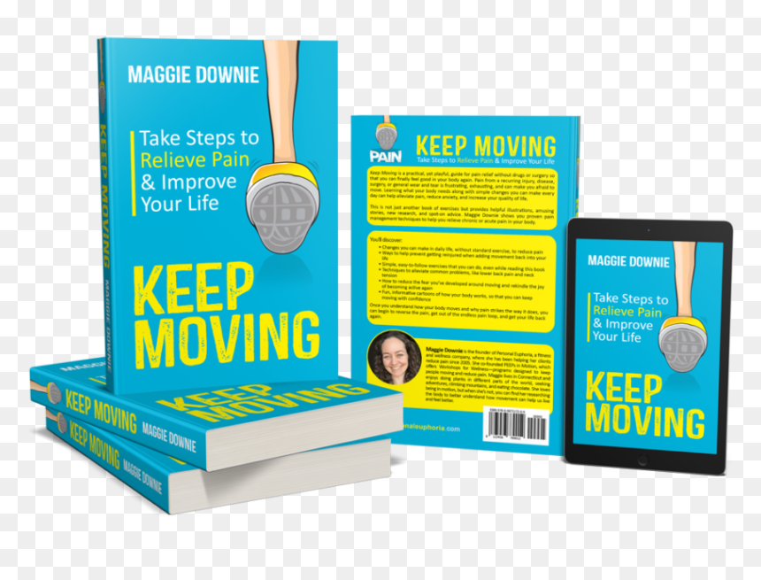 Keep Moving Book Display - Graphic Design, HD Png Download - molang png