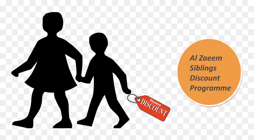 Walking Holding Hands Clipart, HD Png Download - student silhouette png