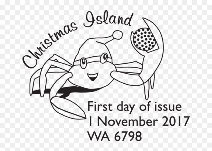 Christmas Island Christmas 2017 Postmark - British Safety Council, HD Png Download - postmark png