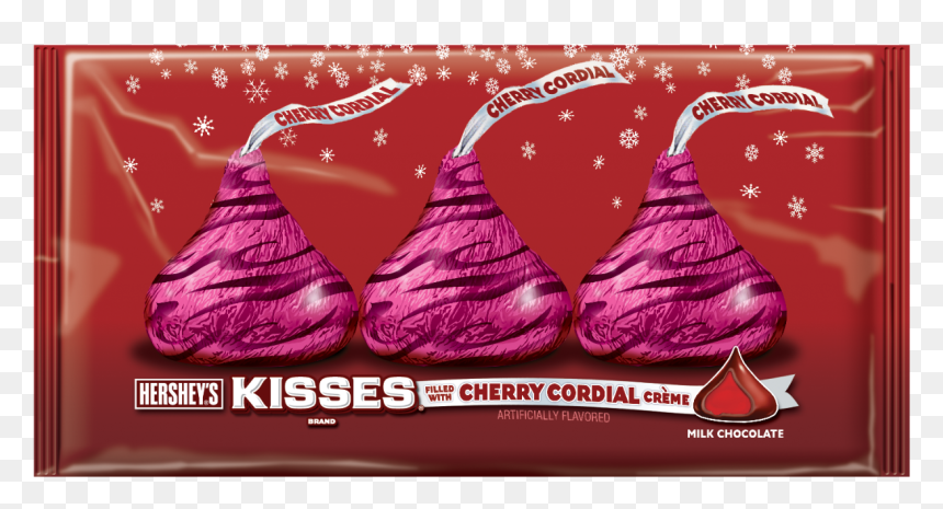 Cherry Hershey's Kiss, HD Png Download - hershey kiss png