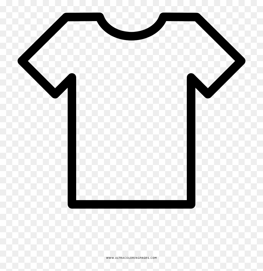 Camiseta Página Para Colorear - T-shirt, HD Png Download - camisa png