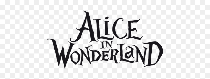 Alice In Wonderland Logo Png, Transparent Png - alice in wonderland rabbit png