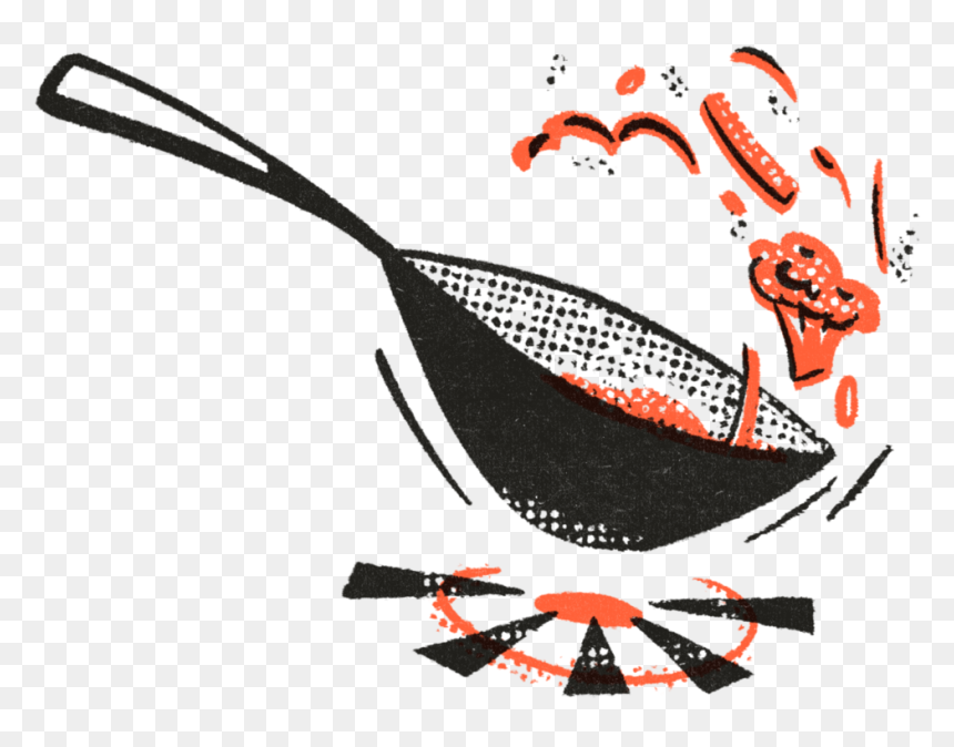 Lofi Stir Fry - Stir Fry Wok Clipart, HD Png Download - fry png