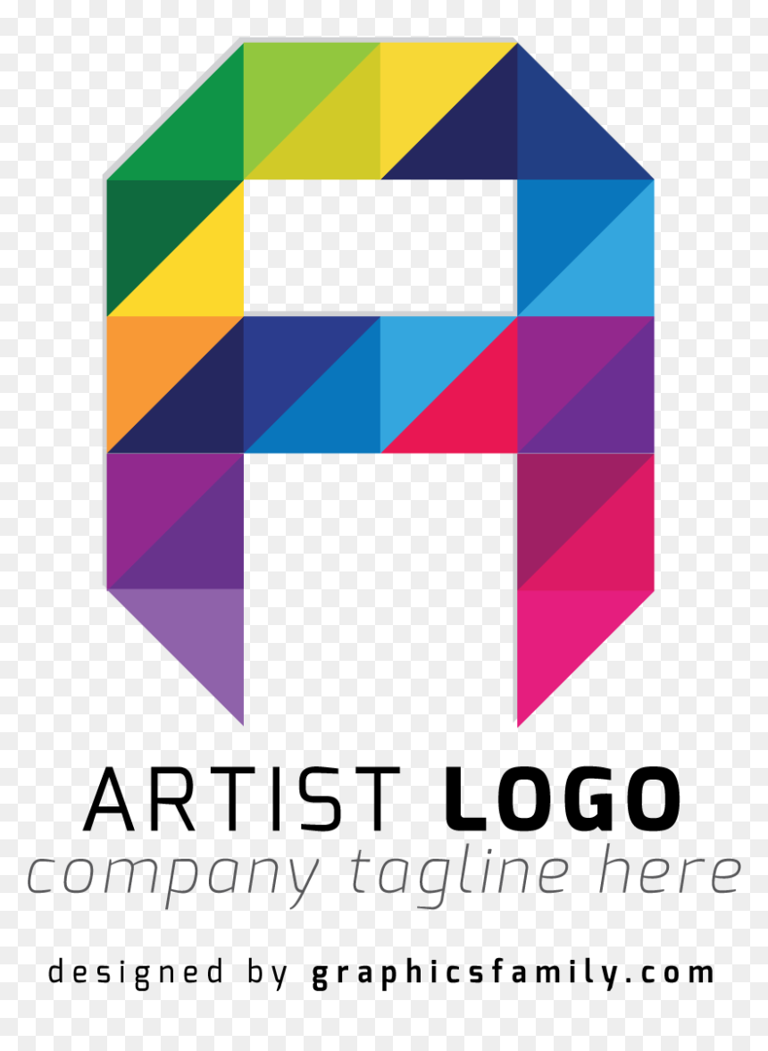 A Letter Logo Png Transparent - Graphic Design, Png Download - logo template png