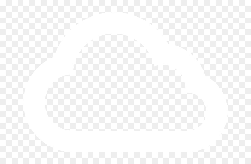 Application & Cloud - Heart, HD Png Download - cloud silhouette png