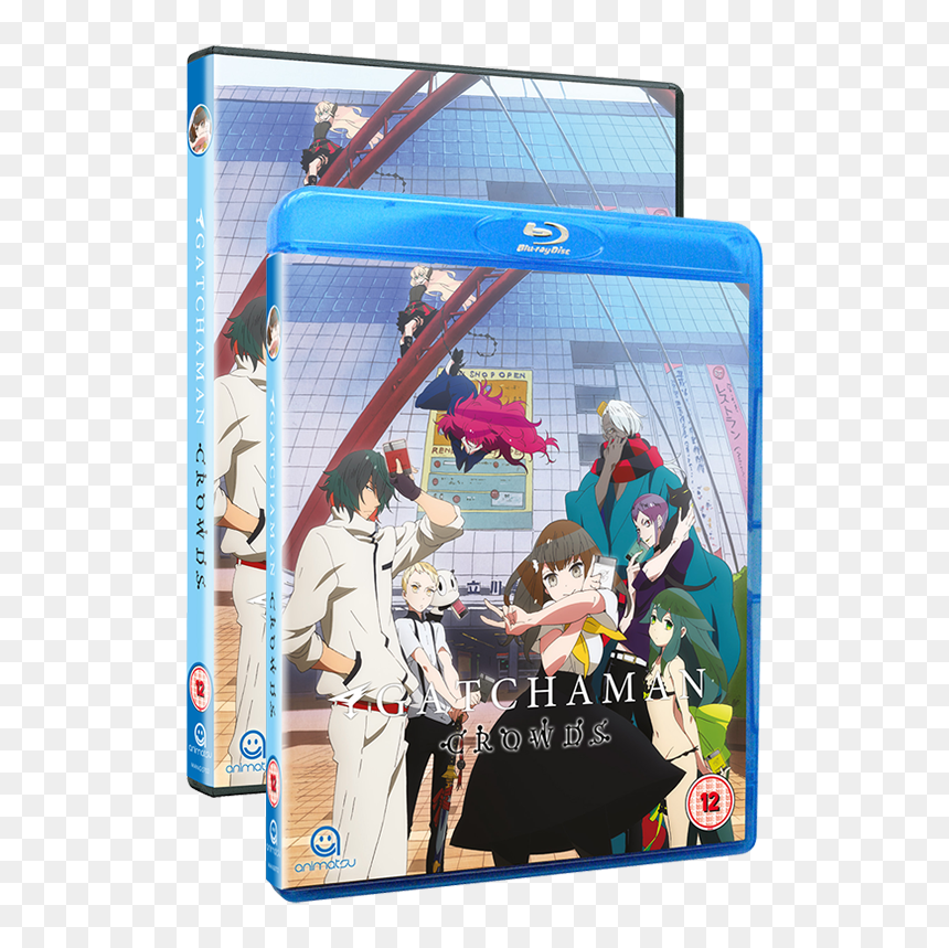 Gatchaman Crowds (530x795), Png Download - Gatchaman Crowds, Transparent Png - blu ray png