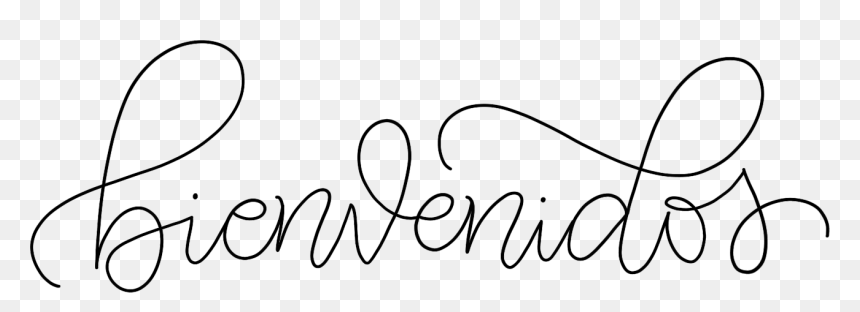 Joy Kelley Here, I"ve Been A Full Time Lettering Artist - Calligraphy Line Font, HD Png Download - bienvenidos png