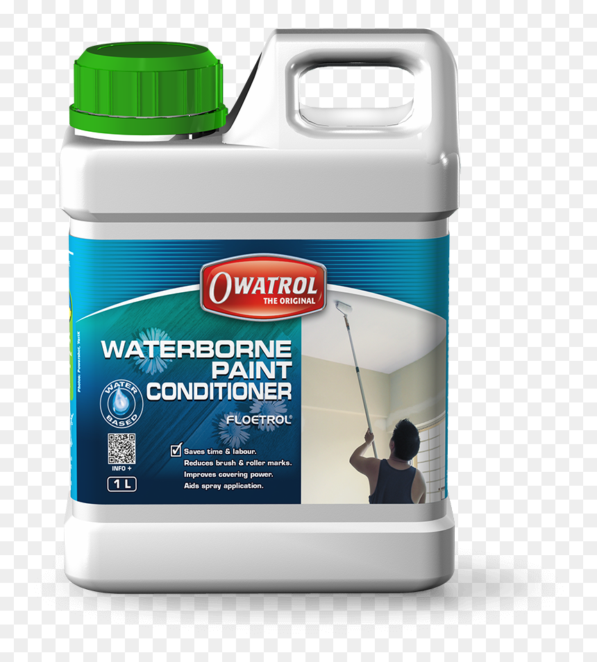 Floetrol Water Based Paint Conditioner - Owatrol Eb, HD Png Download - paint streaks png