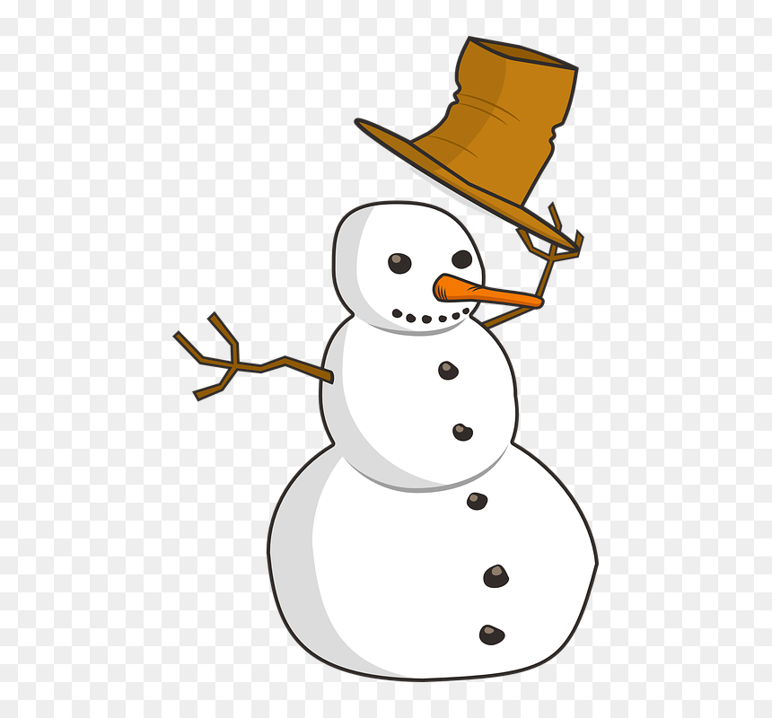 Clip Art Snowman Black Background, HD Png Download - abominable snowman png