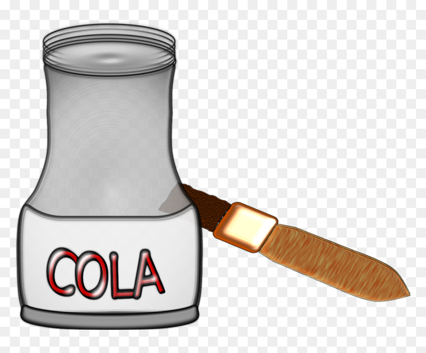 Frasco Com Pincel Clip Arts - Glass Bottle, HD Png Download - pincel png