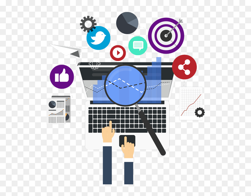 Digital Marketing Seo Clip Art, HD Png Download - internet marketing png