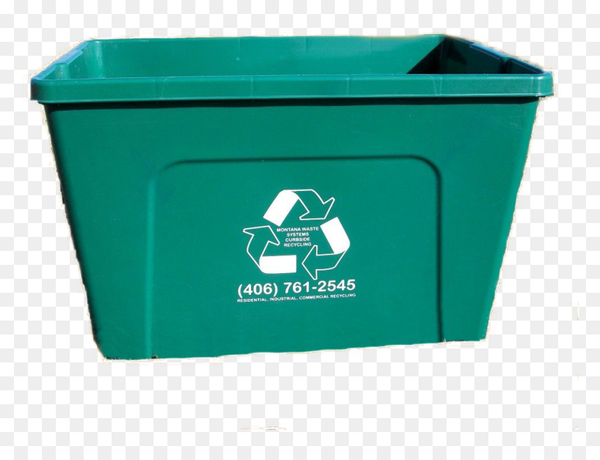 The Recycle Bin Holds About 18 Gallons - Crate, HD Png Download - recycling bin png