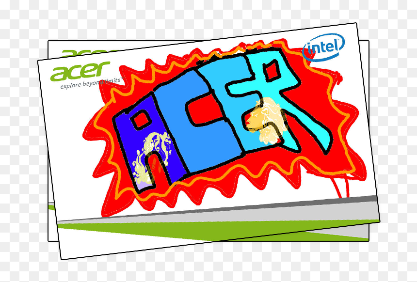 Aacer Digital Graffiti Wall Branded Print - Intel, HD Png Download - graffiti wall png