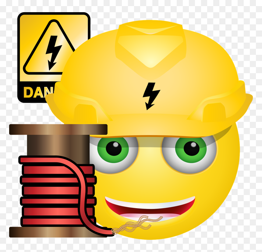 Graphic-3929446 1280 - Emoji Electricista, HD Png Download - emoticones png