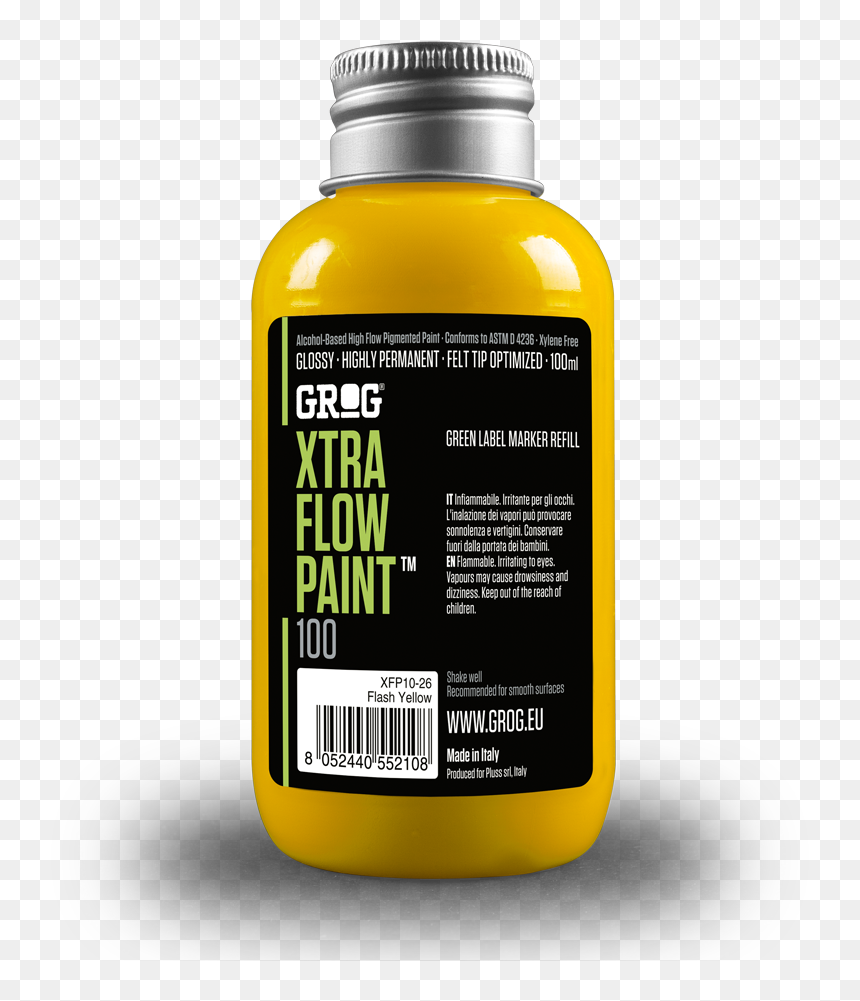 Grog Xtra Flow Paint - Grog Xtra Flow 100ml Paint Refill, HD Png Download - paint streaks png