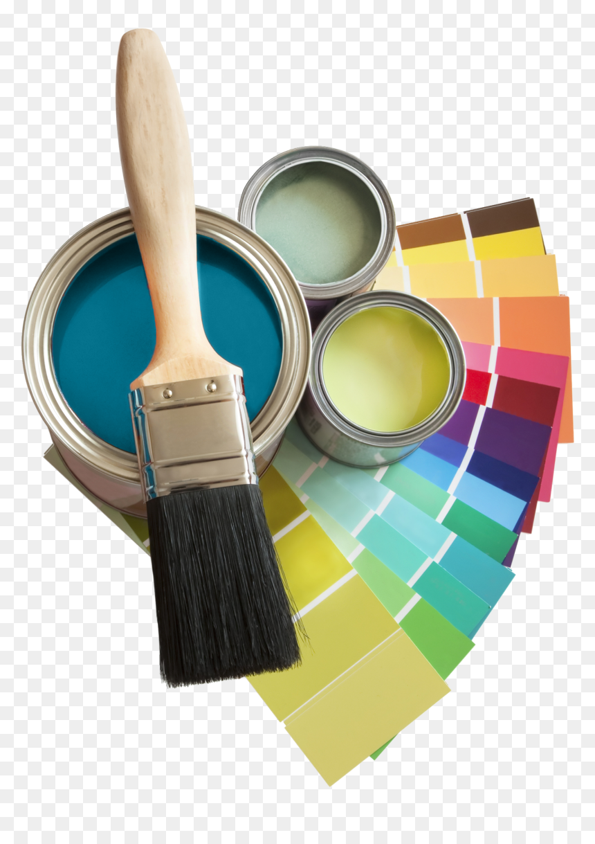 Panels Of Different Colors For A House Interior, HD Png Download - paint streaks png