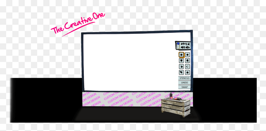 The Digital Graffiti Wall - Display Device, HD Png Download - graffiti wall png