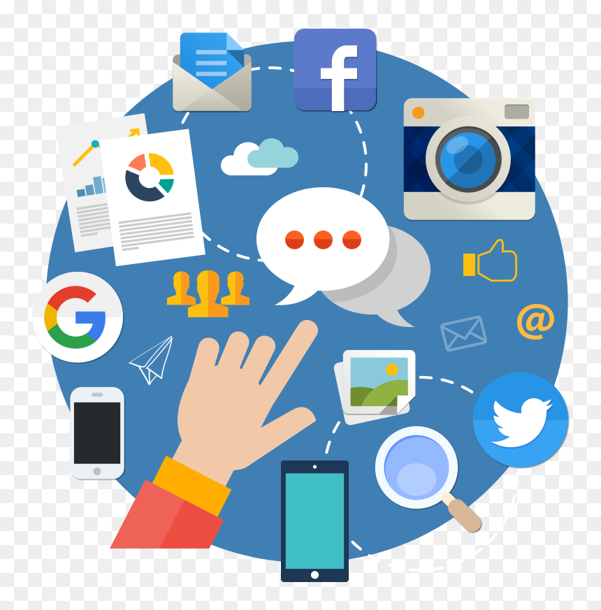 Digital Marketing, HD Png Download - internet marketing png
