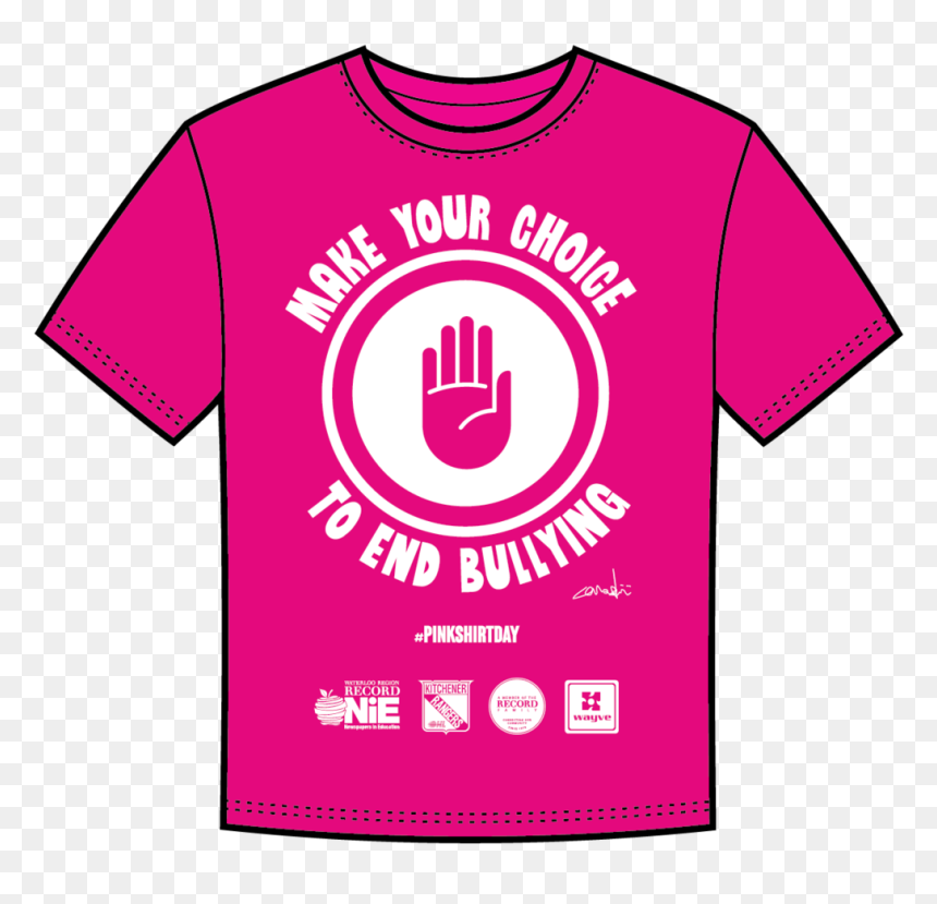 Pink T Shirt - Active Shirt, HD Png Download - camisa png