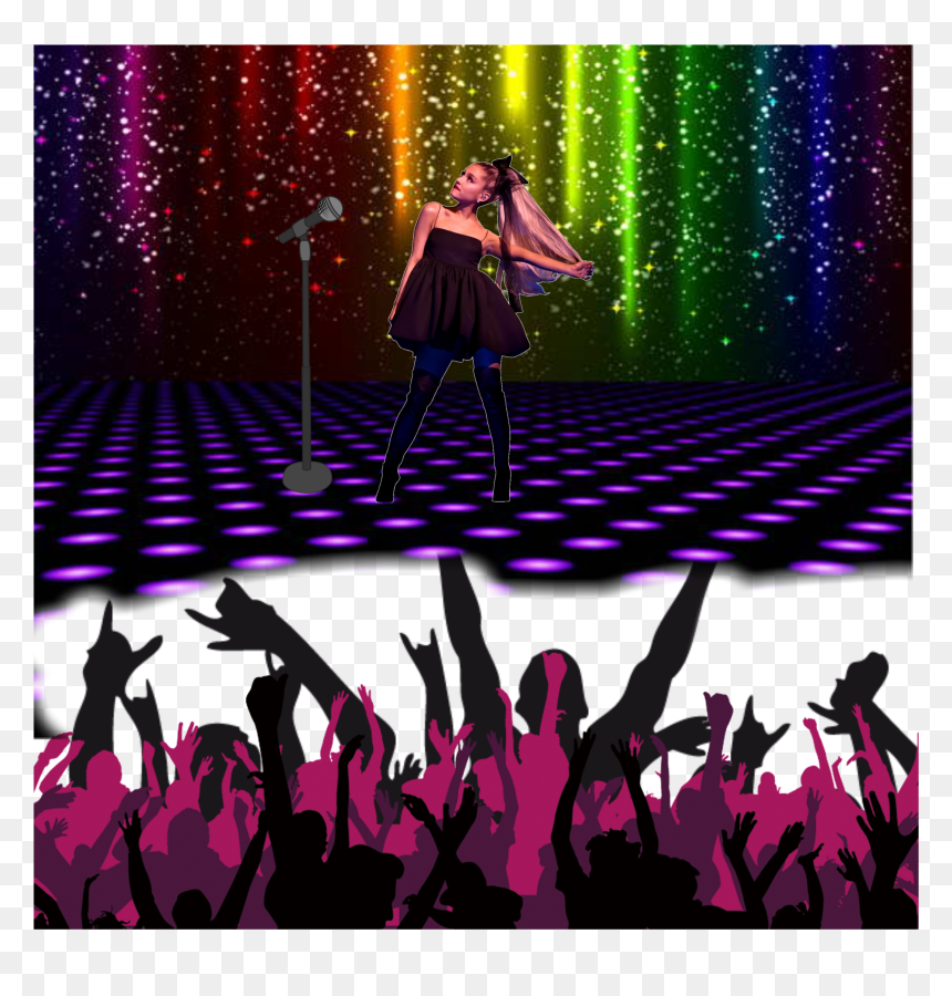 #concert Fun Fact, Me And My Friend Are Going To An - Stage, HD Png Download - concert crowd png