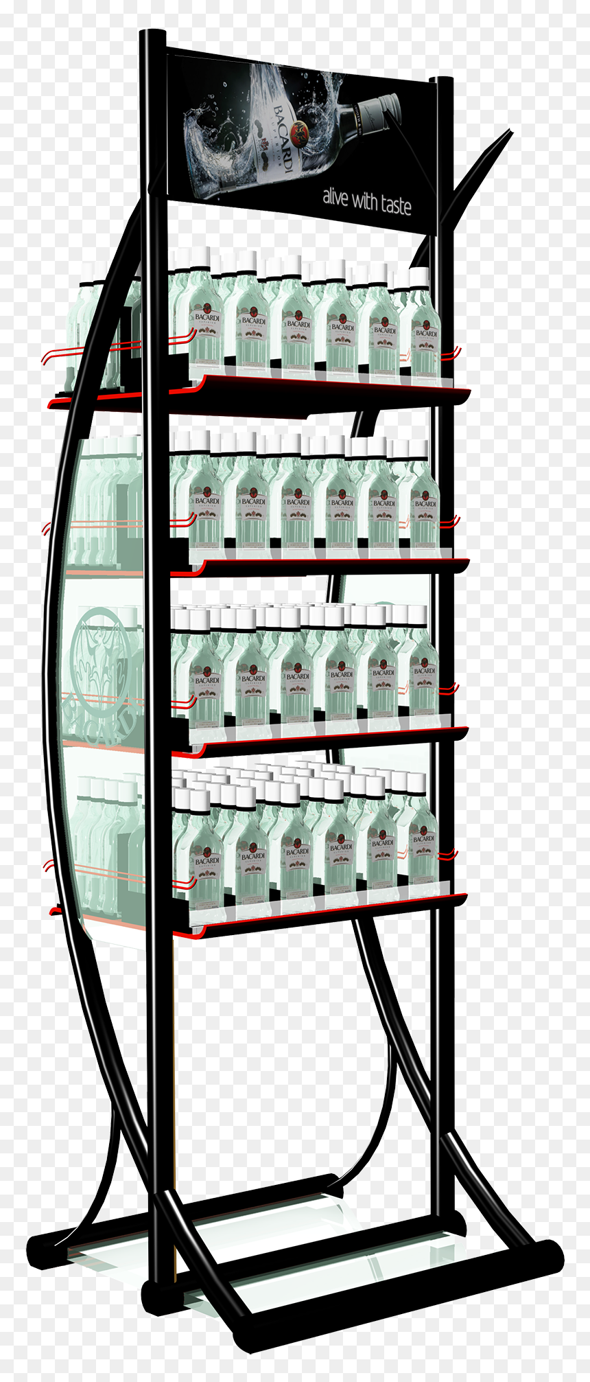 Shelf, HD Png Download - glass effect png