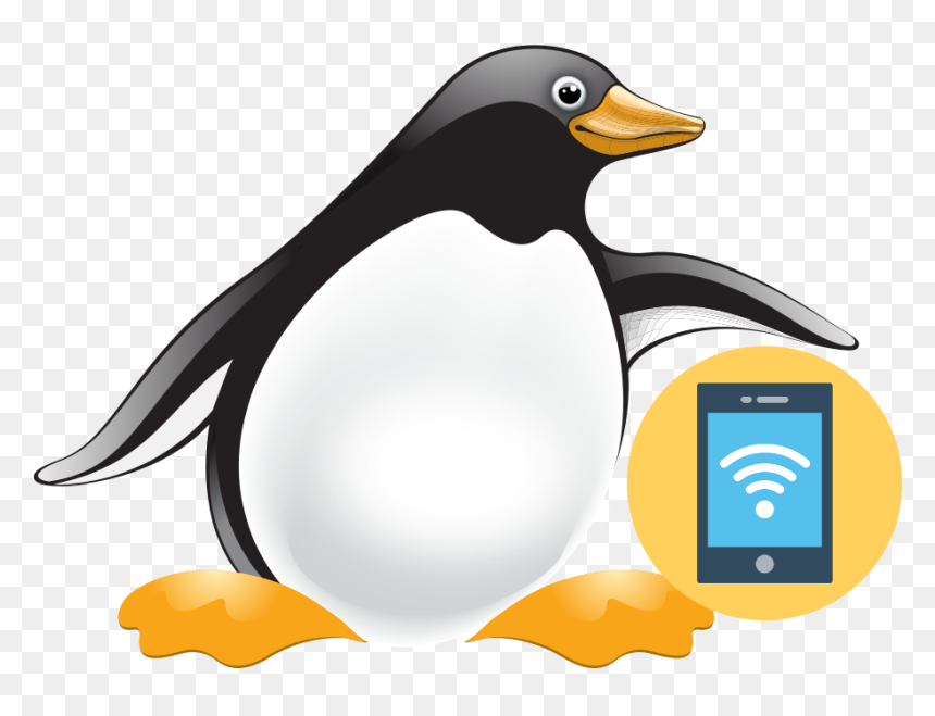 Calculate Phone - Calculate Linux Logo, HD Png Download - cartoon phone png