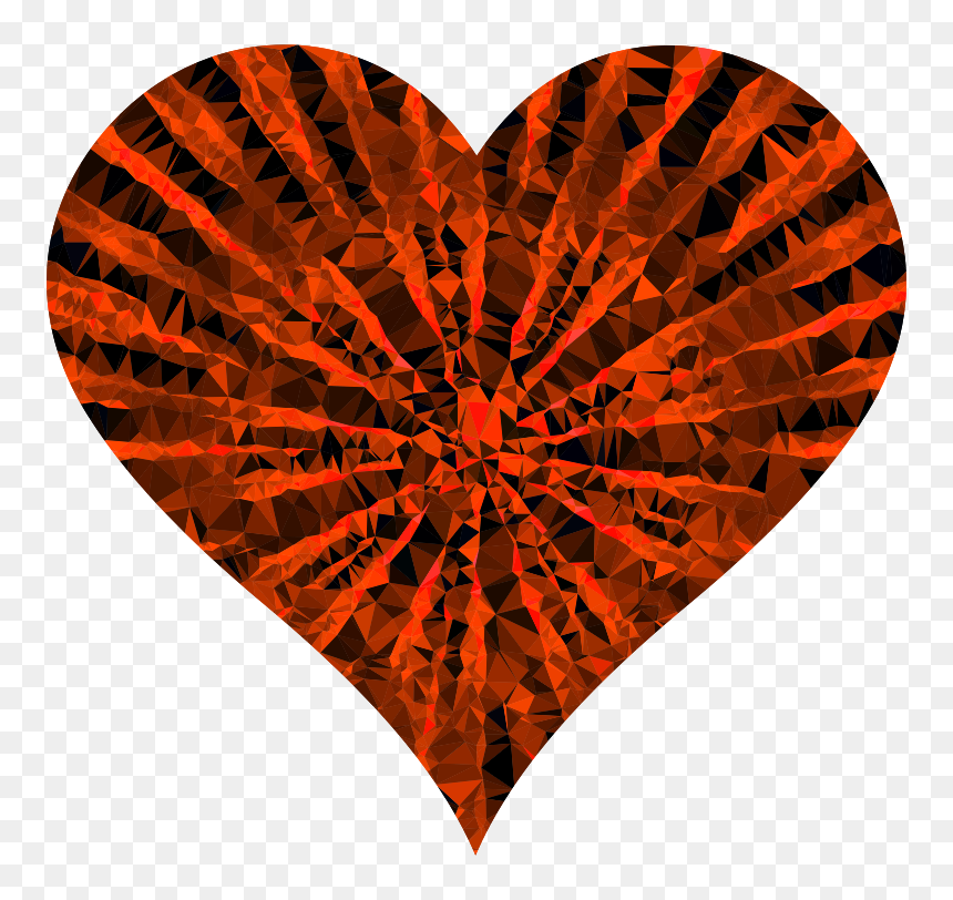 Low Poly Shattered Heart Red - Always Follow Your Heart It May, HD Png Download - shattered png