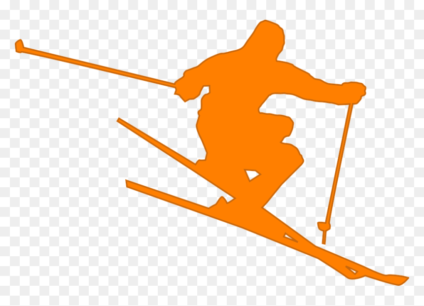 Skiing Vector, HD Png Download - ski png