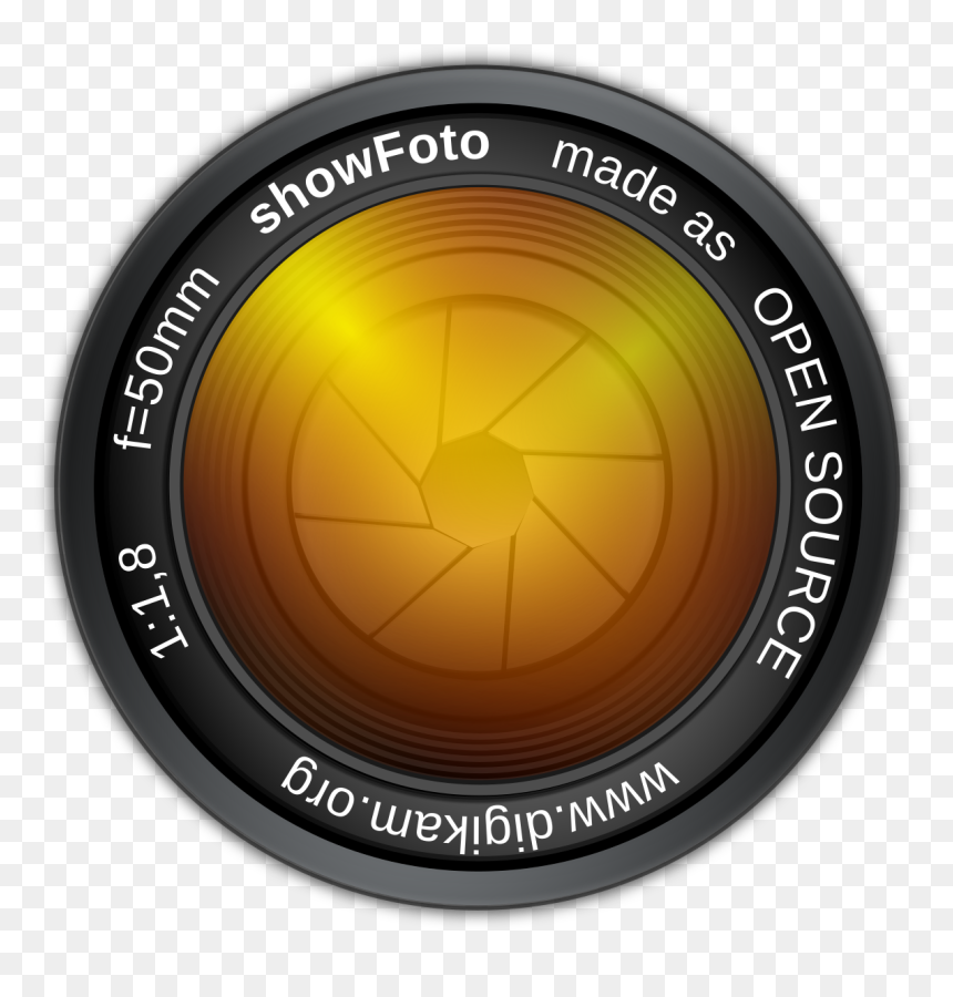 Digikam Icon, HD Png Download - camera lens logo png
