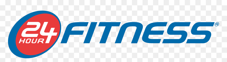 24 Hour Fitness Transparent & Png Clipart Free Download - 24 Hr Fitness, Png Download - fitness logo png