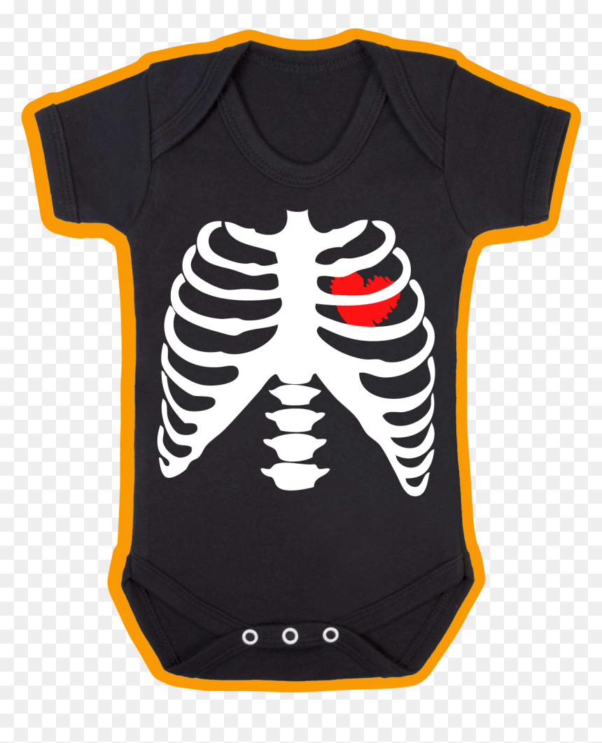 Rib Cage Baby Vest 2477 1 P - Camisas Personalizadas Navideñas Para Embarazadas, HD Png Download - rib cage png