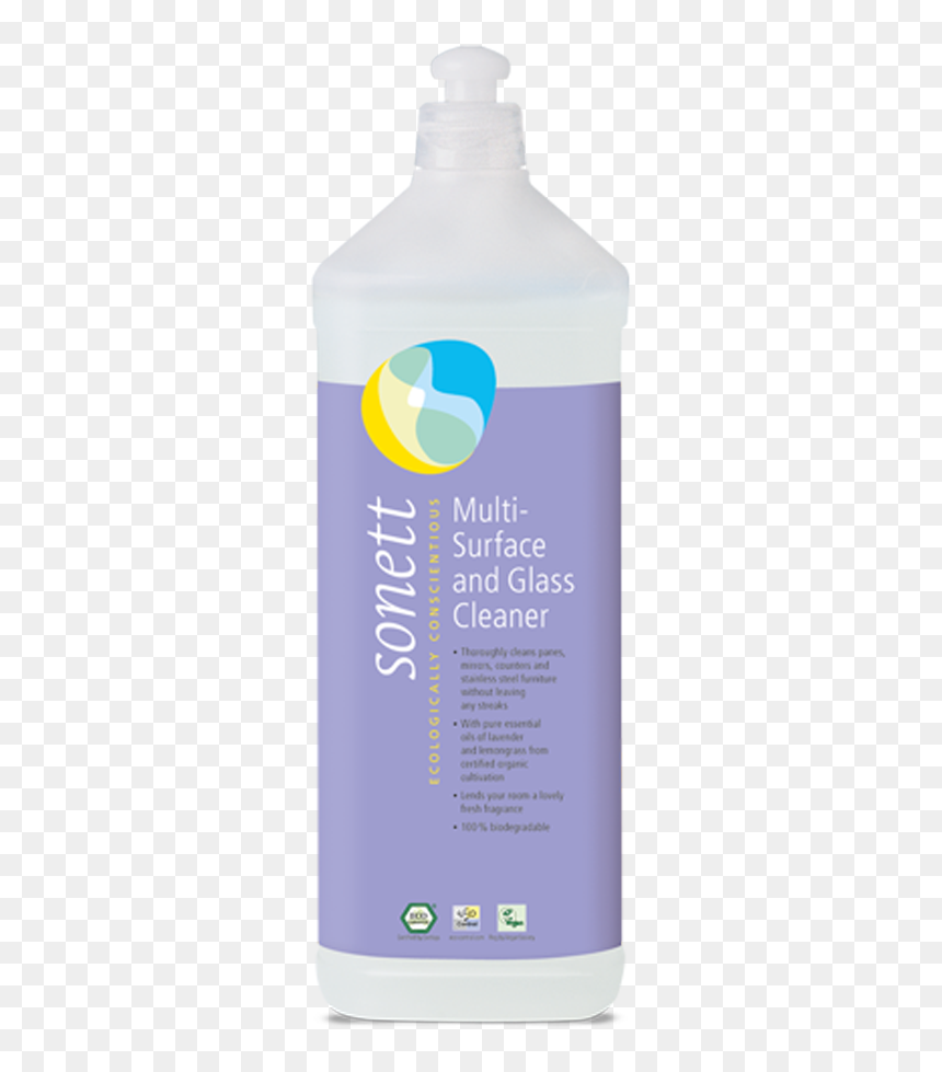 Multi Surface Glass Cleaner 1l En - Plastic Bottle, HD Png Download - paint streaks png