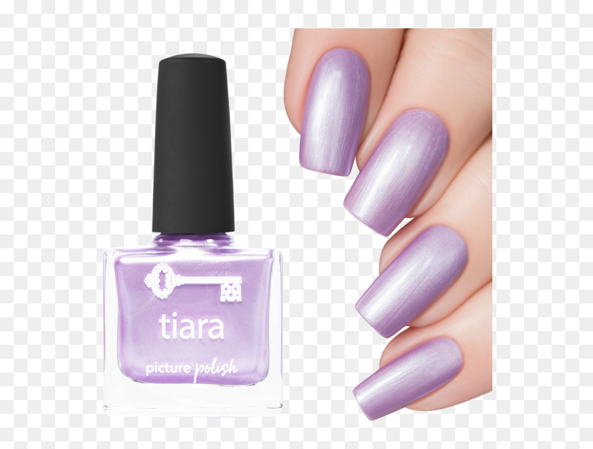 Transparent Pink Tiara Png - Nail Polish Beautiful Color, Png Download - pink tiara png