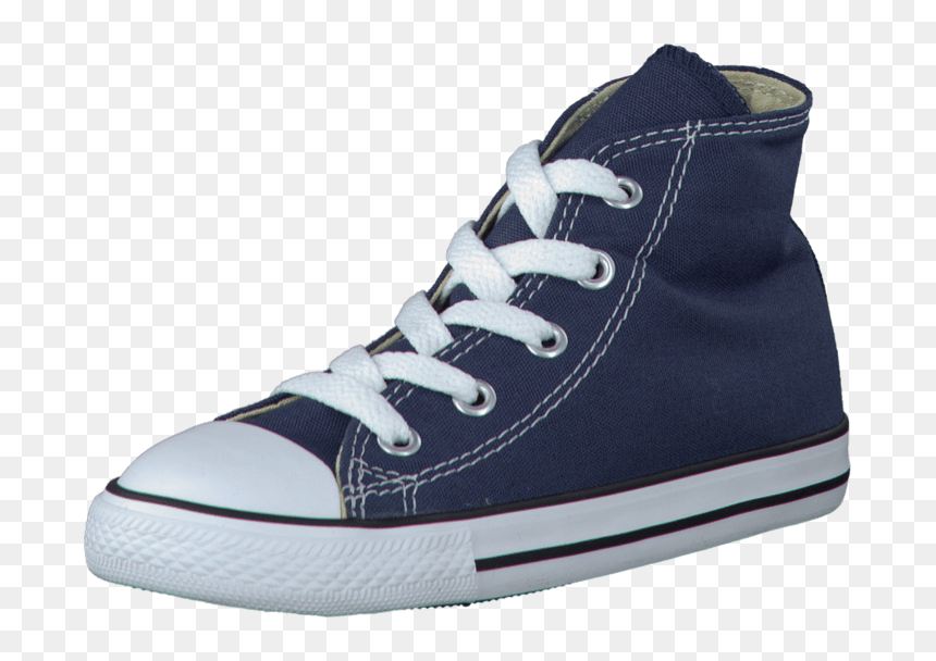 Small Star Hi Canvas Navy - Converse Chucks Taylor Navy, HD Png Download - small star png