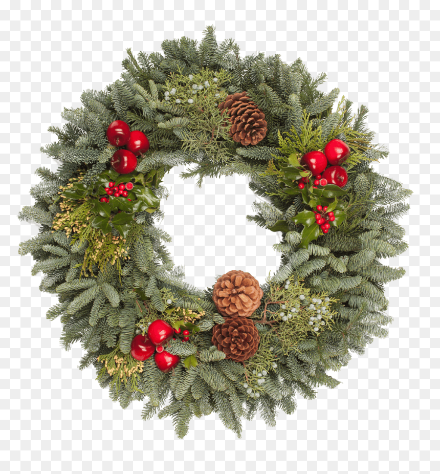 Wreath, HD Png Download - holiday wreath png