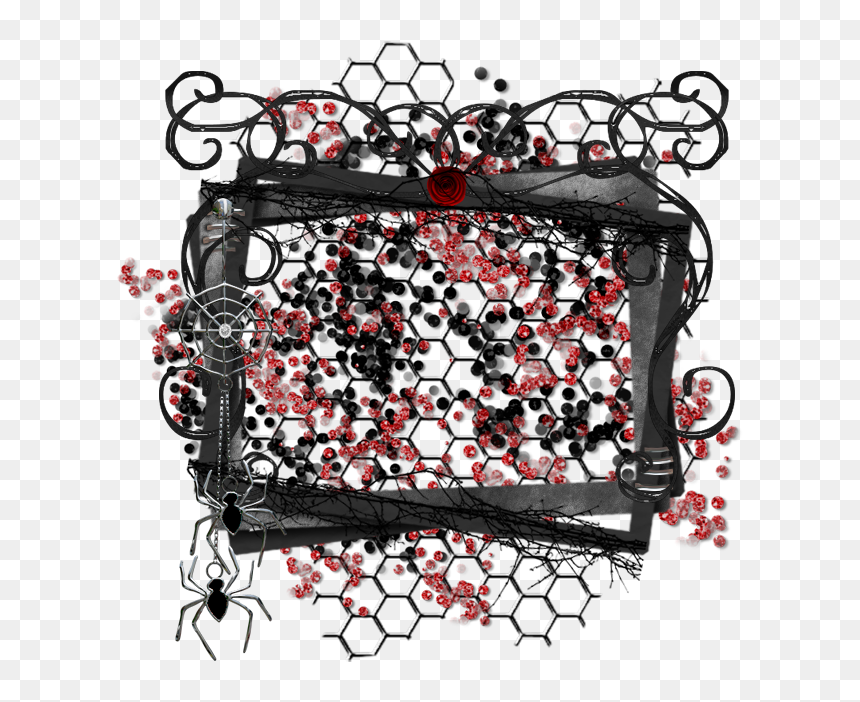 Halloween Cluster Frame - Picture Frame, HD Png Download - halloween frame png