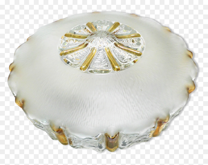 Wall Lamp Amber Glass And Ice Effect - Lamp, HD Png Download - glass effect png