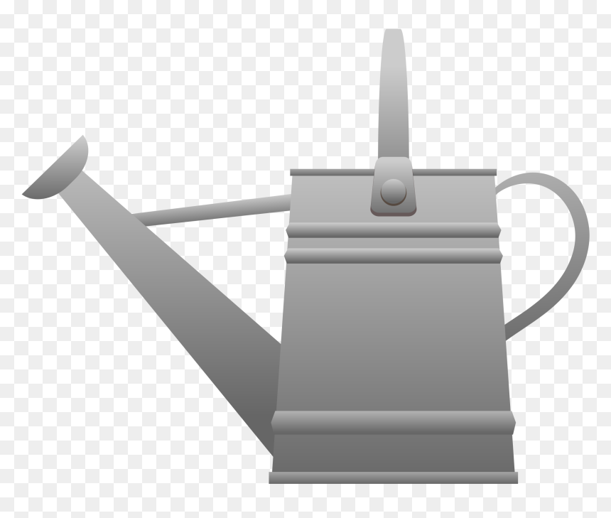 Clipart Watering Can - Grey Water Can Clipart, HD Png Download - watering can png