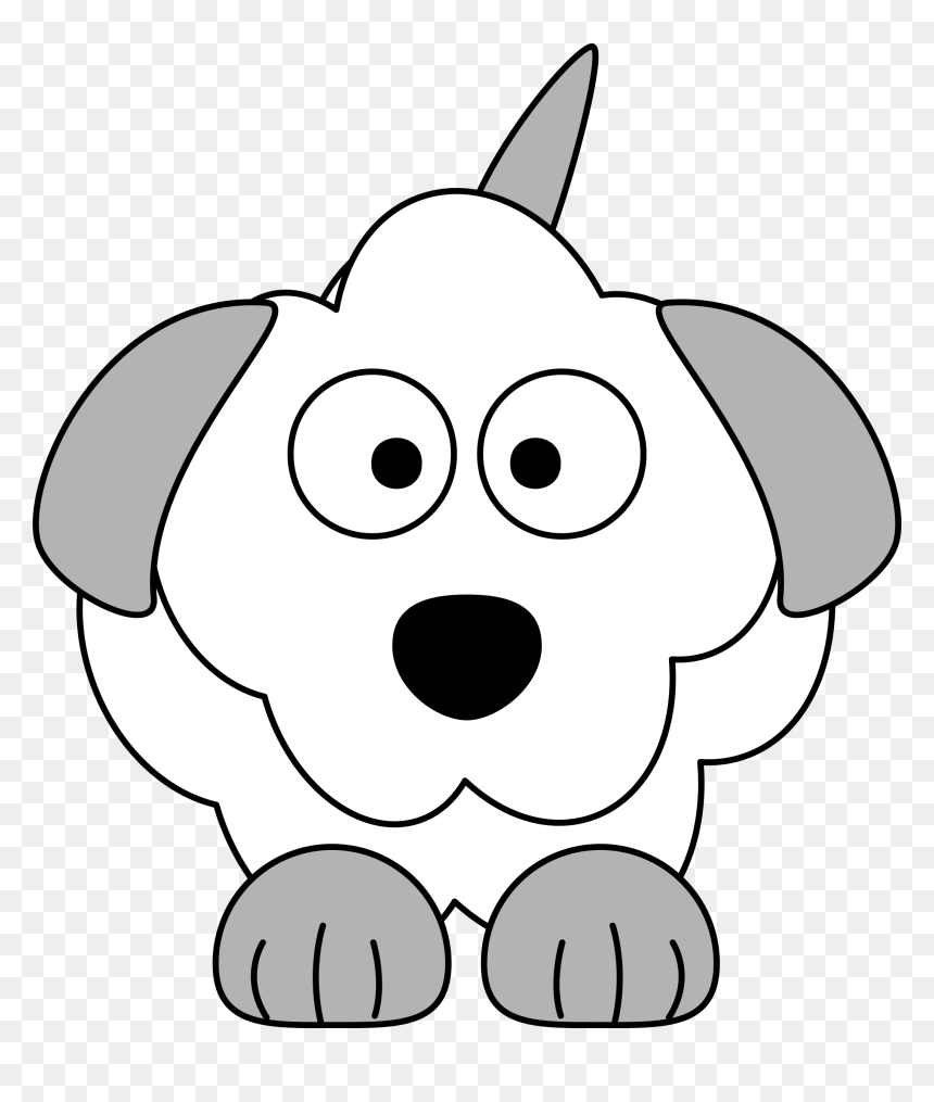 Black And White Cartoon Animals 19, Buy Clip Art - Animales En Dibujos Animados, HD Png Download - animales png