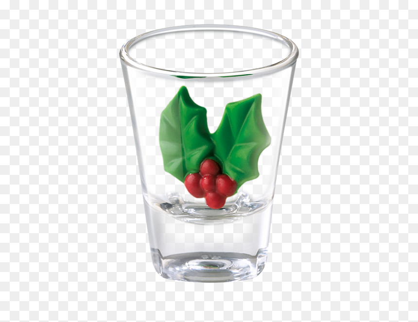 Pint Glass, HD Png Download - holly leaf png