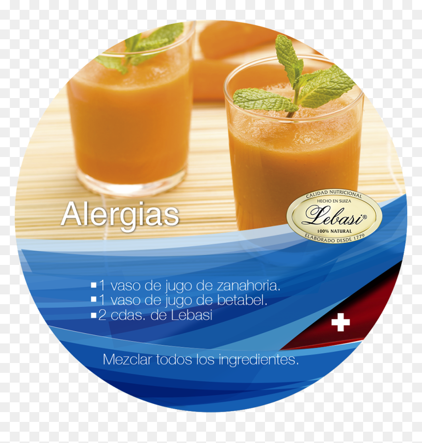 Batido De Manzana Y Zanahoria, HD Png Download - jugos png