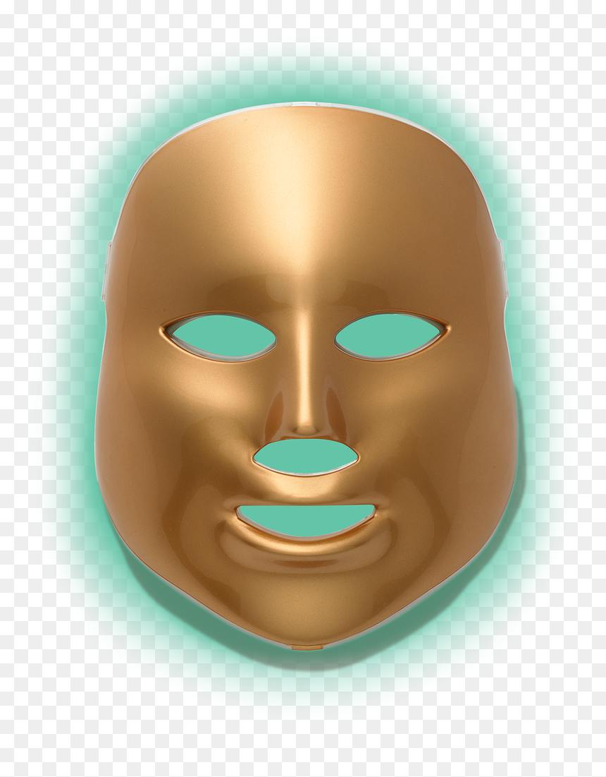 Light-therapy Golden Facial Treatment Device Green - Light Therapy, HD Png Download - facial png